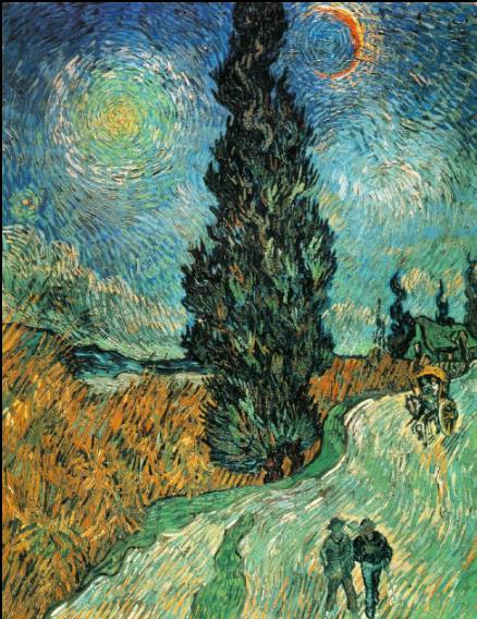 Vincent van Gogh: Cesta s cyp�i�em a hv�zdou